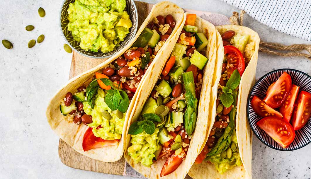 Taqueria Los Amigos Vegetarian Plates in Geneva NY